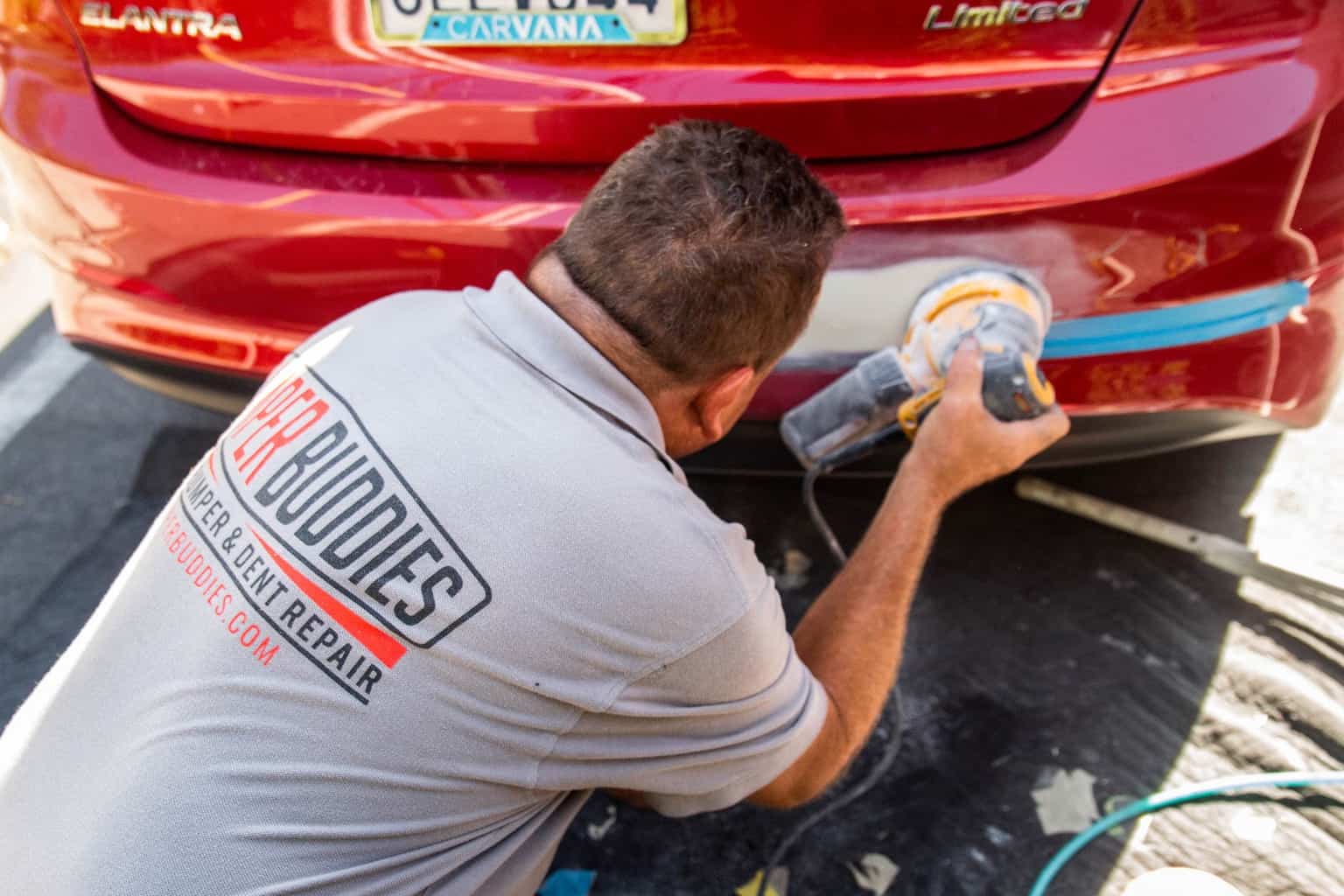 How We Repair Deep Bumper Scratches Bumper Buddies